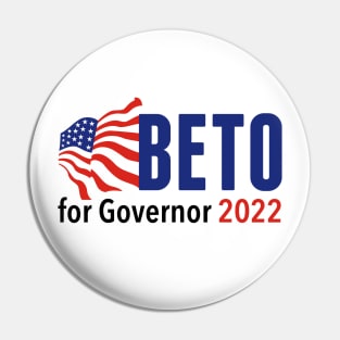 Beto for Governor 2022 Pin