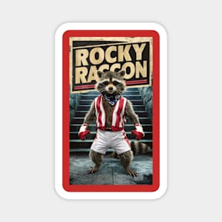 Rocky Raccoon: the scrapper Magnet