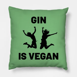 Gin Is Vegan #3 Pillow