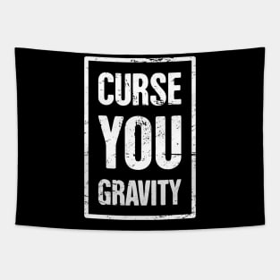 Gravity - Funny Broken Collarbone Get Well Gift Tapestry