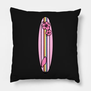 Gay Pride Flag Surfboard - Pink Pillow