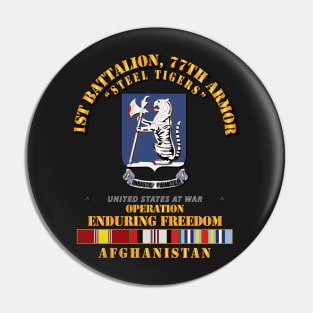 1st Bn 77th Armor - w AFG SVC Ribbons - OEF Pin