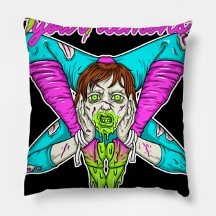 Exorcise your demons Pillow