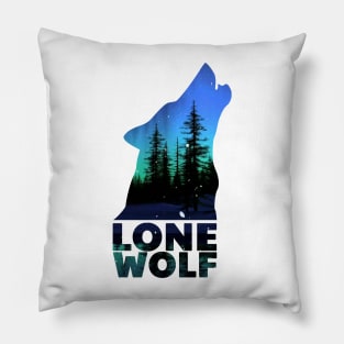 Lone wolf Pillow