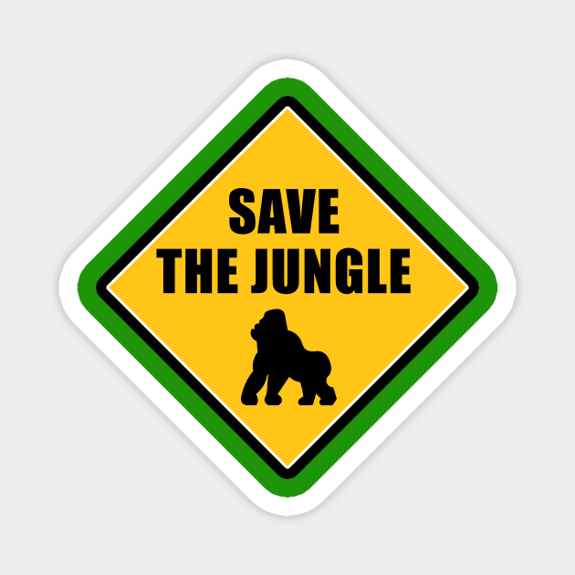 Save the jungle Magnet by AsKartongs