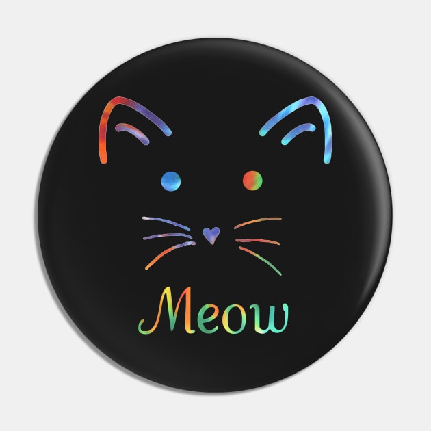 Meow Pin by ARTWORKandBEYOND