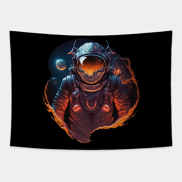 space evil Tapestry by Trontee