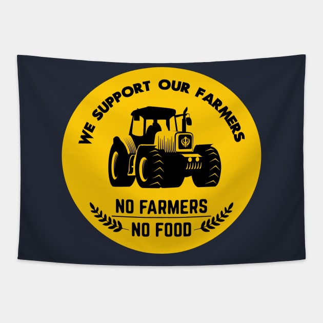 No Farmers No Food Tapestry by Guri386