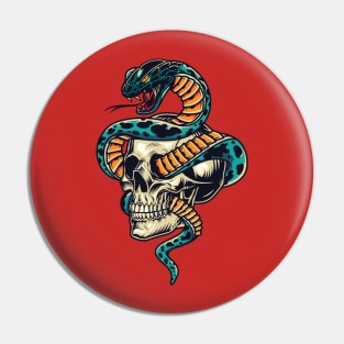 Snake Skull Pin