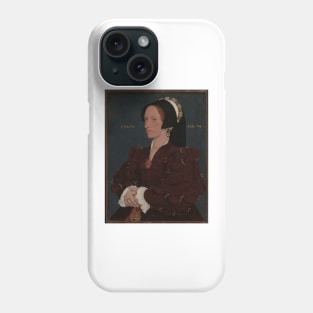 Lady Lee (Margaret Wyatt, born about 1509) - Workshop of Hans Holbein the Younger Phone Case