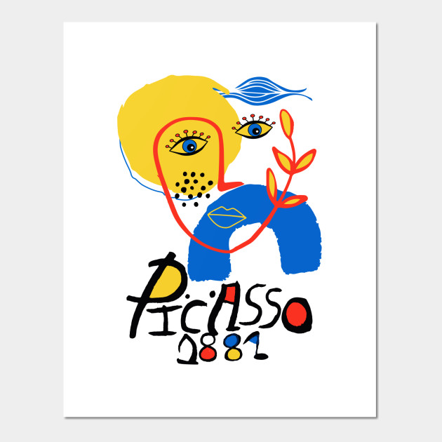 pablo picasso style" Colorful woman portrait, Modern ...