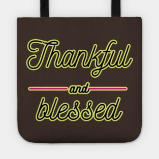 Thankful and Blessed  | Thankful  | Blessed Fall  | Inspirational  |  Greatful  | Thanksgiving Tote