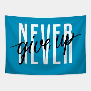 Never give up Tapestry