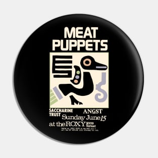 Meat Puppets Concert Flier A Pin