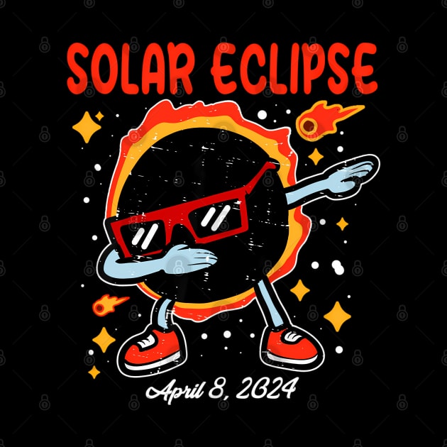 Dab Sun Solar Eclipse 2024 Totality April 8 by spaghettigouache