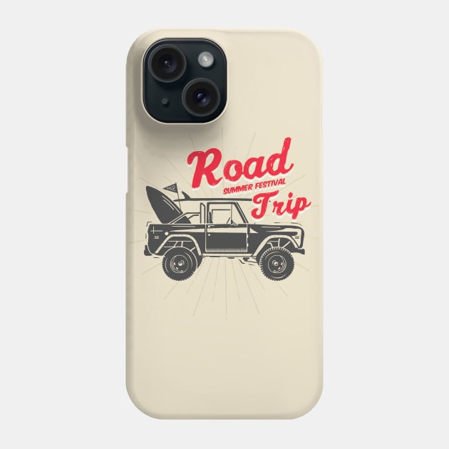 Summer Festival Road Trip Phone Case by mochan