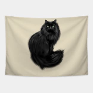 Beautiful Long Haired Cat Tapestry