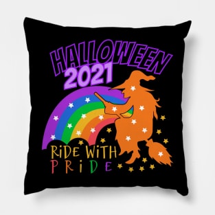 LGBTQ Halloween Pride Pillow