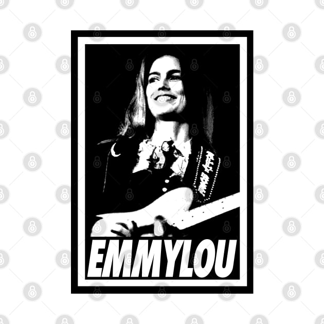 Emmylou Harris live - Portrait retro by DoctorBlue