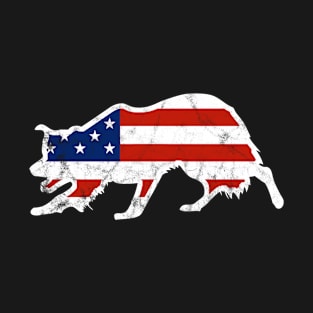 Border Collie Patriot T-Shirt