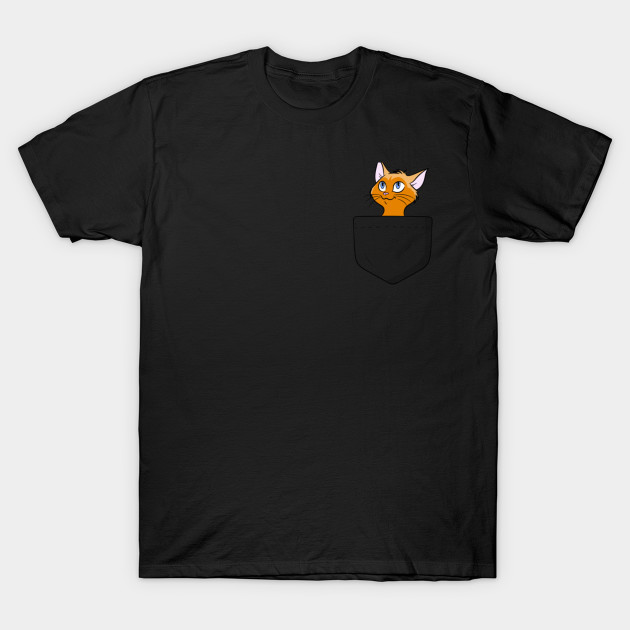 Cat In Pocket Cute Funny Gift T Shirt Cat In Pocket T Shirt