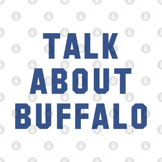 Talk About Buffalo (Blue) by Carl Cordes