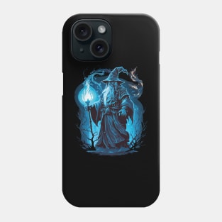 blue wizard Phone Case