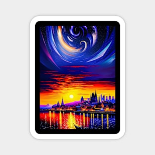 Sunset Village Magnet