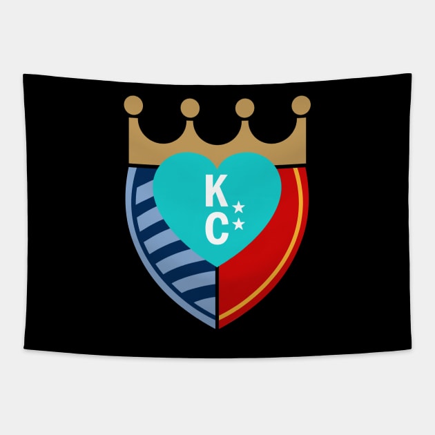 KC Sports Mashup Tapestry by Heart KC