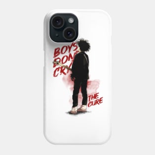 Watercolor Boys Don't Cry Phone Case