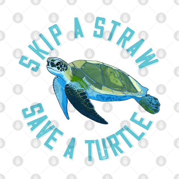 Skip the Straw, Save a Turtle by littleprints