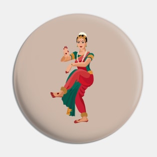 Bharatnatyam Wall Pin