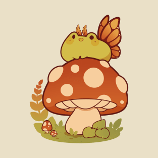 Fairy frog on a mushroom T-Shirt