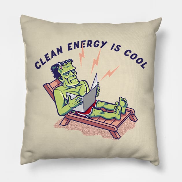 Clean energy is Cool Pillow by Talehoow