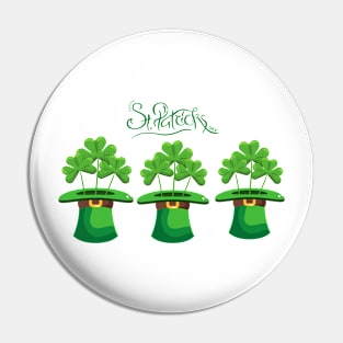 Irish hat design Pin