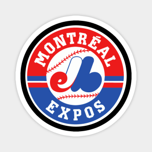 Defunct Montreal Expos Logo Magnet