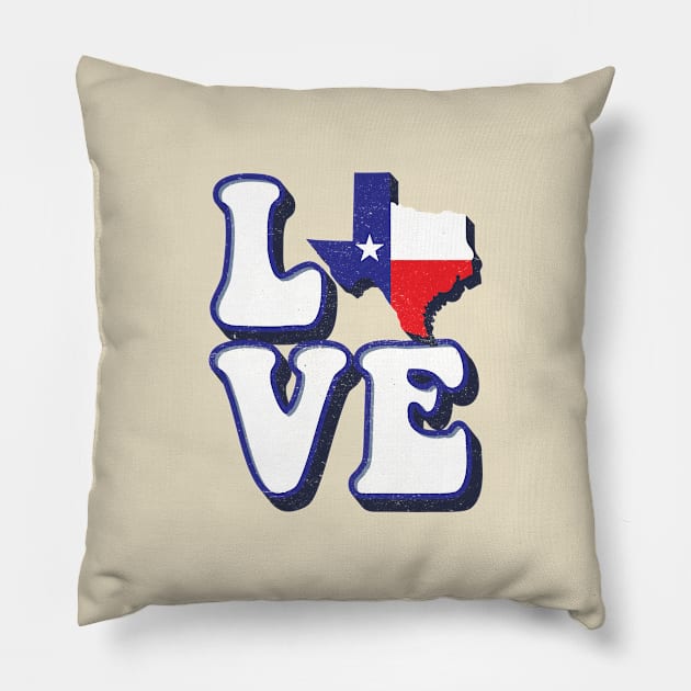 Love Texas Pillow by RFTR Design