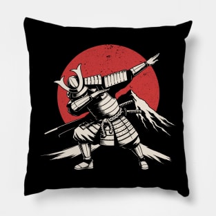 Dabbing Samurai Warrior Pillow