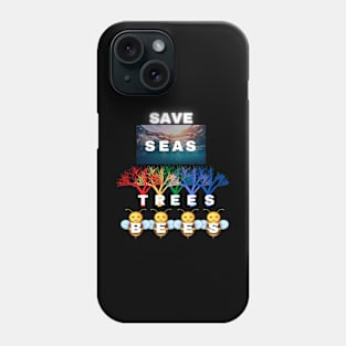 Save world and climate. Phone Case
