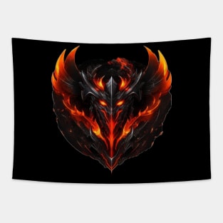 red fire ghost Tapestry