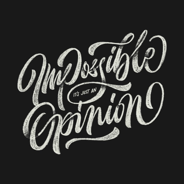 Quotes Lettering T-shirt by RieType Studio