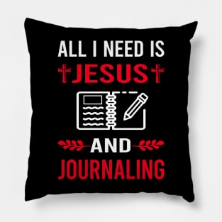 I Need Jesus And Journaling Pillow