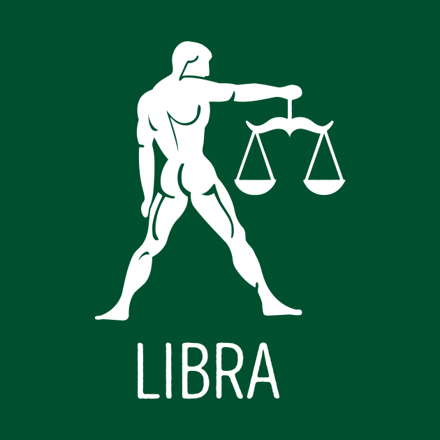 Astrological Zodiac Tee Shirts - Libra the Scales by Nonstop Shirts