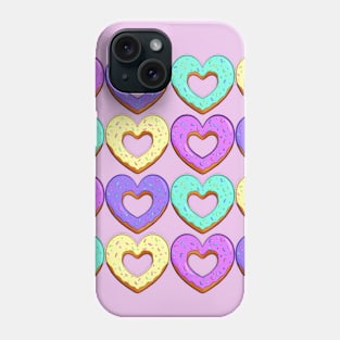 Frosted Hearts - Pattern 3 Phone Case