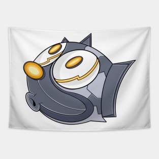 Mecha Cyborg Felix the Cat Whistle Tapestry