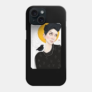 Golden moon Phone Case