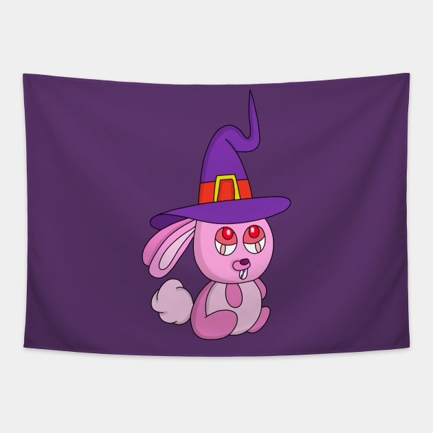 Witch Bunny Tapestry by DiegoCarvalho