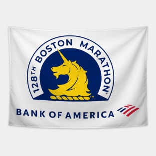 Boston Marathon Design Tapestry