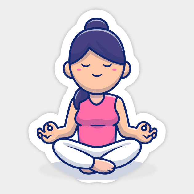 Yoga' Sticker