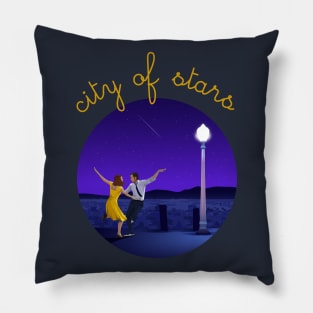 La la land illustration design Pillow